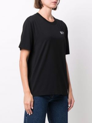 Haftowana koszulka Nina Ricci czarna