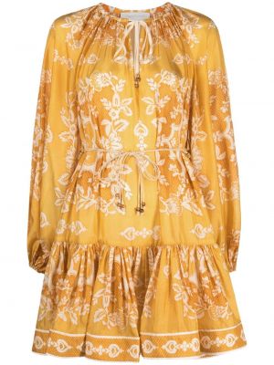 Obleka s cvetličnim vzorcem s potiskom Zimmermann