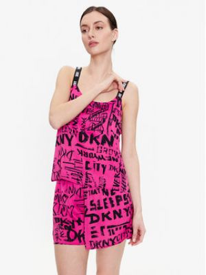 DKNY Pyžamo YI2522629  Regular Fit - Růžová