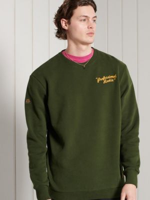 Sweatshirt mit rundhalsausschnitt Superdry grün