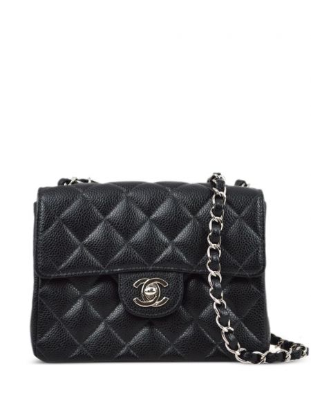 Mini-sac classique Chanel Pre-owned noir