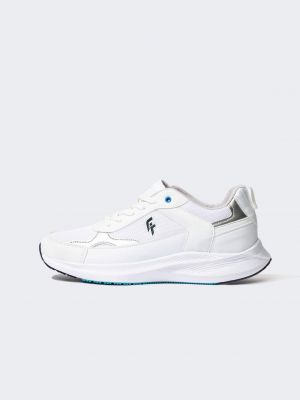 Hálós lapos talpú fűzős sneakers Defacto fehér