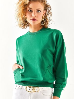 Bluza z kieszeniami Olalook zielona