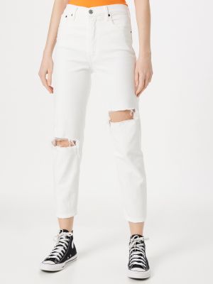 Jeans skinny Abercrombie & Fitch bianco