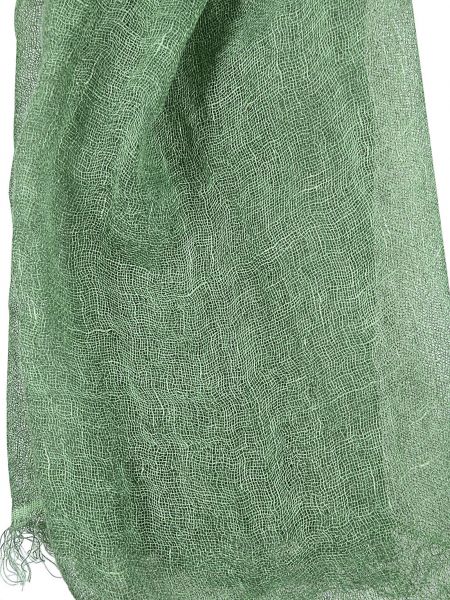 Sciarpa di lino Patchouli verde