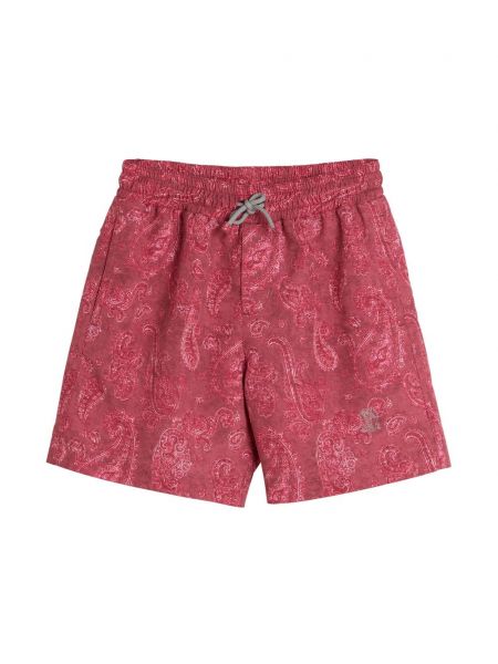 Printti uima-asut tytöille Brunello Cucinelli Kids pinkki