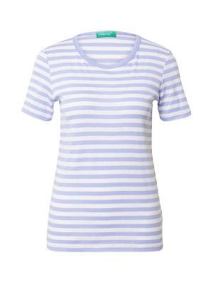 UNITED COLORS OF BENETTON Tricou  mov pastel /  - alb
