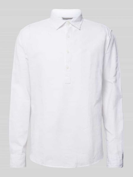 Lniana koszula Jack & Jones Premium biała