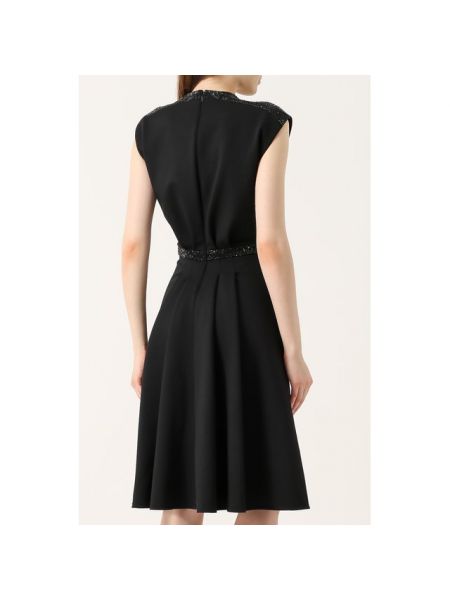 Приталенный платье миди Giorgio Armani черный