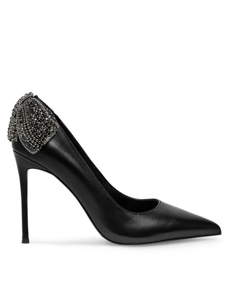 Nizki čevlji s peto z visoko peto Eva Minge črna