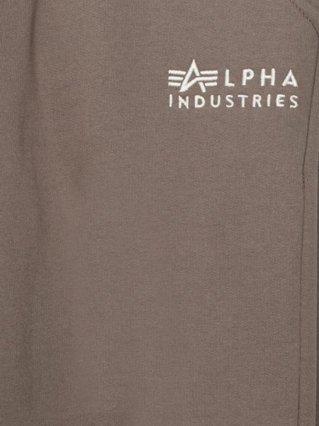 Spodnie sportowe Alpha Industries brązowe