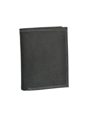 Kožená peněženka Grosso černá
