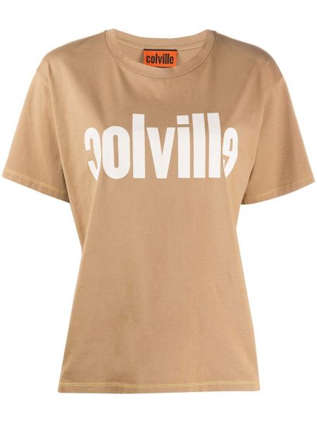 Camiseta con estampado Colville marrón