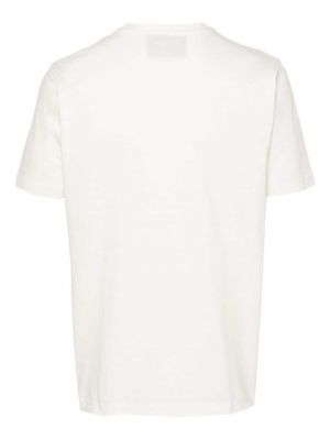 Kokvilnas t-krekls ar izšuvumiem Iceberg balts