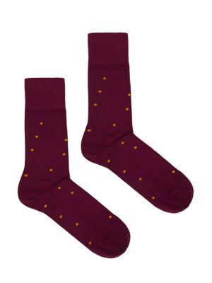 Чорапи на точки Kabak червено