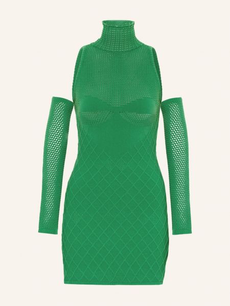 Pletené pletené pouzdrové šaty Ambush zelené