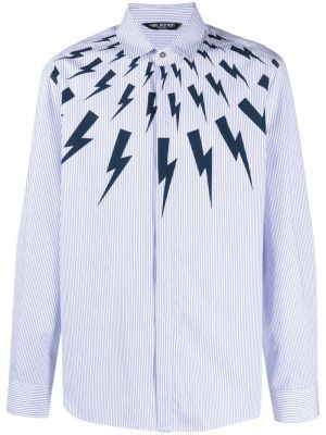 Βαμβακερό πουκάμισο με σχέδιο Neil Barrett