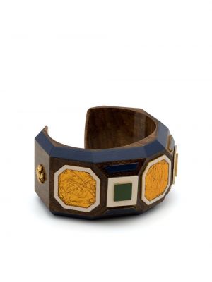 Mansjett armbånd Tory Burch brun