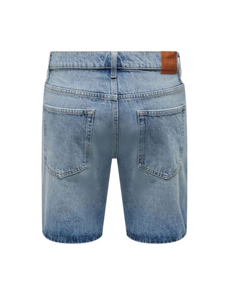 Pantalones cortos vaqueros Only & Sons azul