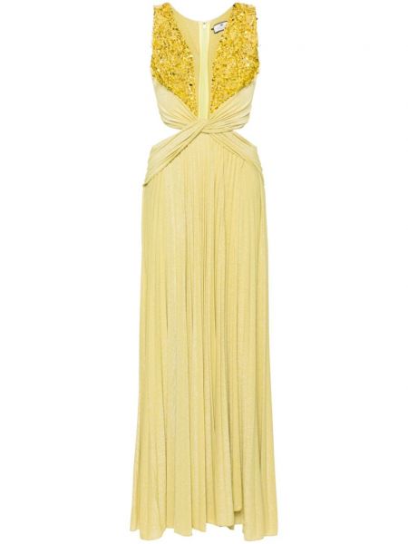 Sukienka wieczorowa Elisabetta Franchi żółta