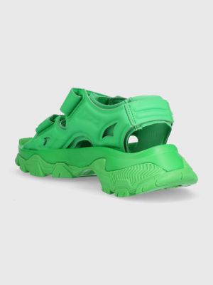 Sandale cu platformă Adidas By Stella Mccartney verde