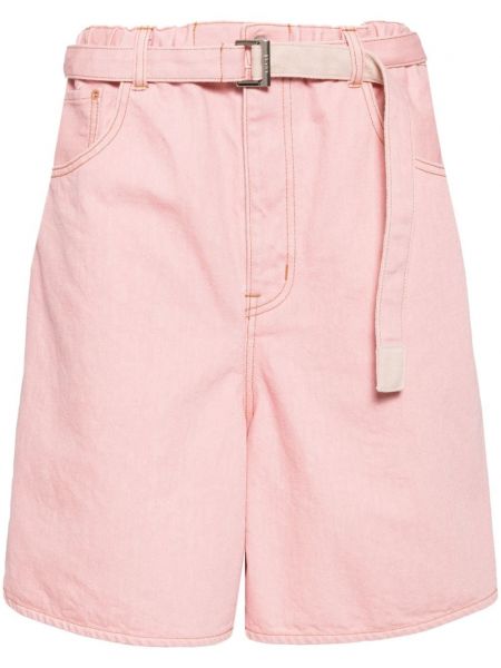 Farkkushortsit Sacai pinkki