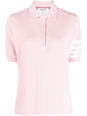 Kort tröja Thom Browne rosa