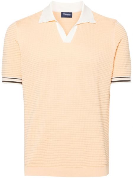 Polo en coton Drumohr beige