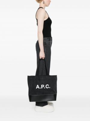 Shopper handtasche A.p.c. schwarz