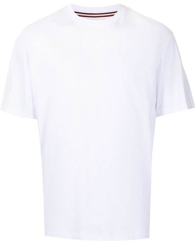 Haftowana koszulka Bally biała