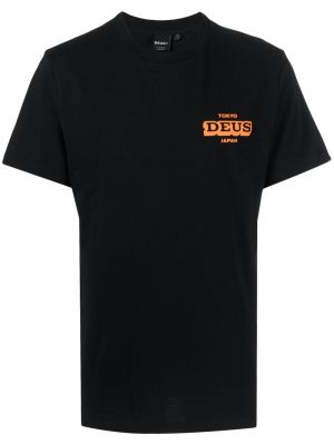 Tričko s potlačou Deus Ex Machina čierna
