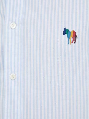 Pamučna košulja s gumbima slim fit Ps Paul Smith plava