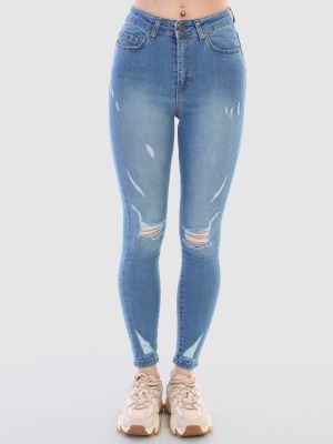 Slim fit skinny džíny Bi̇keli̇fe modré