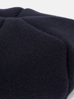 Basco di lana di feltro Toteme blu