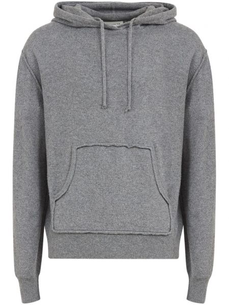 Triko hoodie cepli Maison Margiela gri