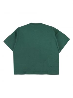 T-shirt aus baumwoll mit print Kolor grün