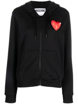 Hoodie Moschino svart