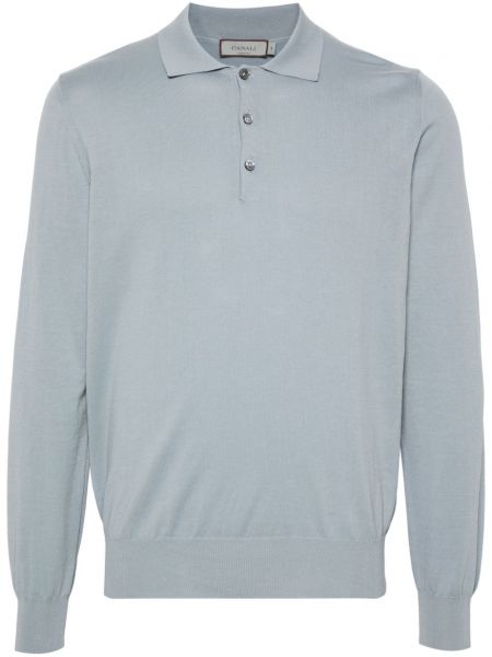 Poloshirt Canali blå