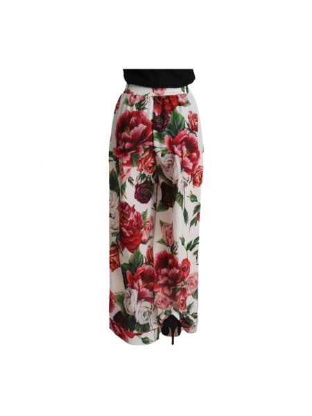 Pantalones de flores con estampado Dolce & Gabbana