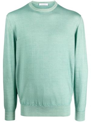 Sweter wełniany Cruciani zielony