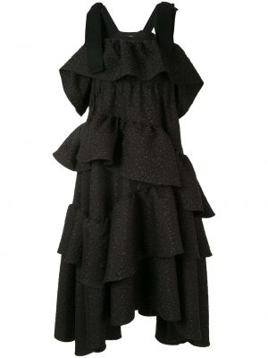 Μίντι φόρεμα Goen.j μαύρο