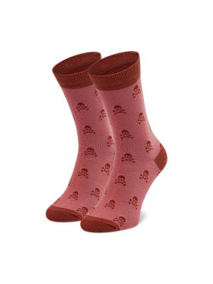 Calcetines de cintura alta con lunares Dots Socks rosa