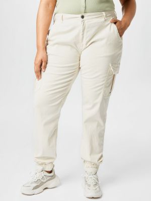 Pantaloni cargo Urban Classics bianco