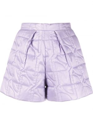 Gesteppte shorts Patou lila