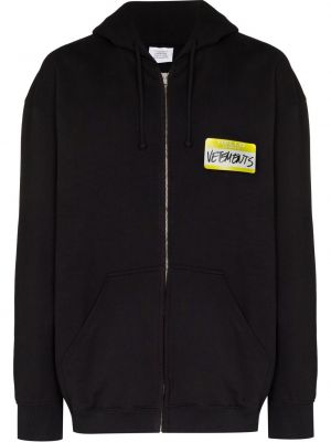 Hoodie Vetements svart