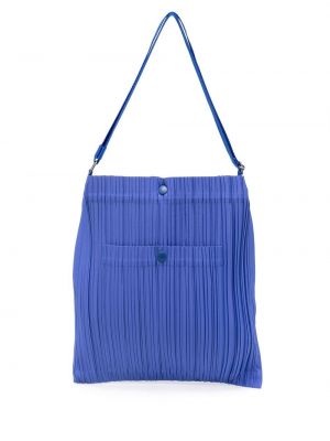 Plissert shoppingbag Pleats Please Issey Miyake blå