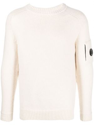 Pleteni džemper C.p. Company bijela