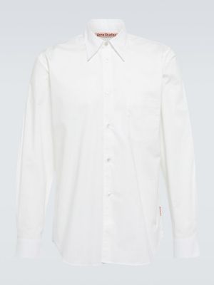 Bavlnená košeľa Acne Studios biela