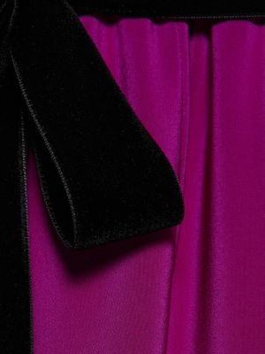 Robe de soirée en soie Gucci violet