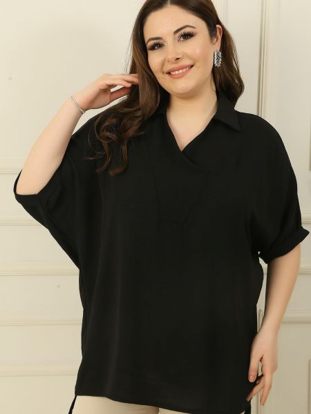 Блуза с къс ръкав By Saygı